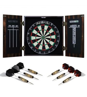 Pegasi Dartboard-Schrank-Set Pro