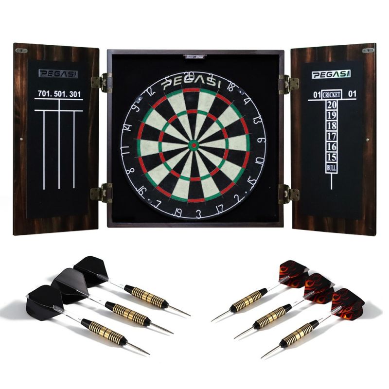 Pegasi Dartboard-Schrank-Set Pro